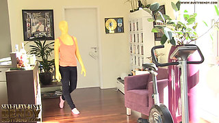 Contortion Multi Layer Spandex Suit in Gym