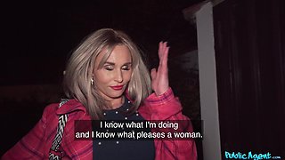 Public Agent Presents Fucking My GF's Hot Mom - with Blonde Mature GILF Laura Crystal