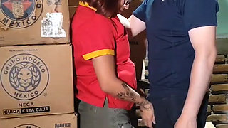 Boss cheats on his wife with his employee