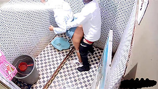 Fucking in the Toilet Doggy Style