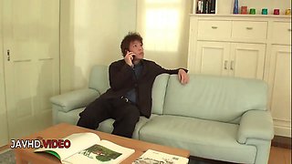 Stunning JAV star Kanna Nozomis intense passion ignites her erotic performance