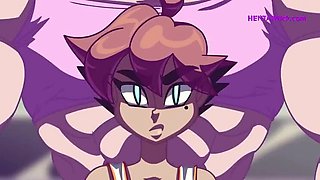 Hentai Gangbang on the Last Bus: Big Tits, Anal, and Creampie in 3D Cartoon Sex