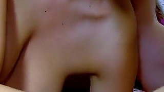 Curvy teen with big tits fingered and fucked by stepfather