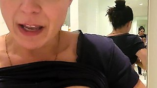 Leann amateur beautiful brunette with big boobs