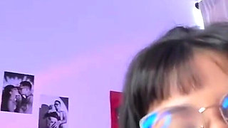 Petite Masturbation Sex Dildo in the Room