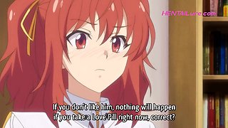 Shy big boobs [censored] finally takes her crush's virginity ◌ HENTAI Porn