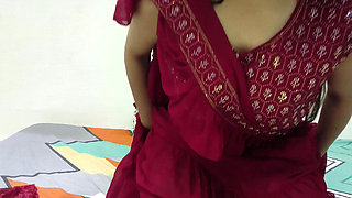 Hot Indian Saara Bhabhi Pussy Licking and Hard Fuck for Teaching First Sex to Devar.