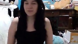 Brunette Solo Webcam Masturbation