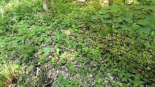 Completely Naked Through the Woods - Ass, Tits, Cunt Pounded