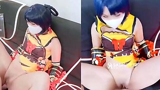 Asian schoolgirl enjoy group sex