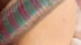 Seductive Brunette Babe Pleasures Herself with Dildo