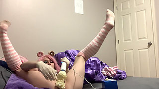 Latex Glove Masturbation