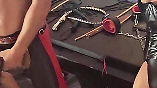 Bi Slave Blowjob Cum Eating Jerk off Cum Cleaning by Femdom Maledom