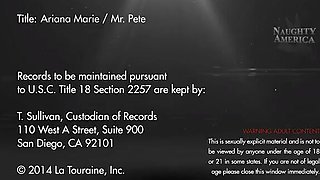 Ariana Marie Boinking In The Doorway With Her Inborn Bra-stuffers