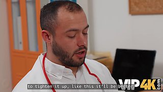 Vip4k. the mind-blowing bride, nata gold, tempted her doctor right before her wedding