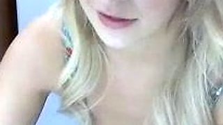 Blonde teen Sierras first erotic masturbation video
