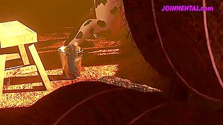 Farm Worries - Cowgirl Anal Sex - Hentai