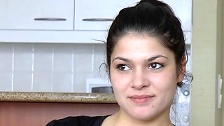 Suzy Belle With Innocent Face & Big Boobs Gets Anal On
