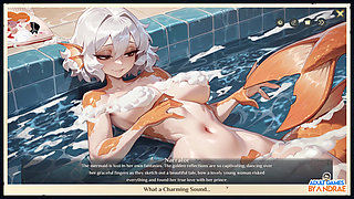 Hotel Tales: H-scene - Pasithea Masturbating by the Pool