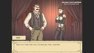 Kinky vampire girl gets sexorcised by a priest with a cock and a bible