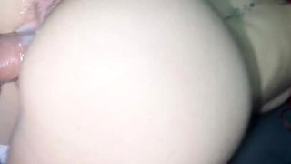 First Time 18 Year Old Teen Gets Filled With Cum - No Condom Creampie