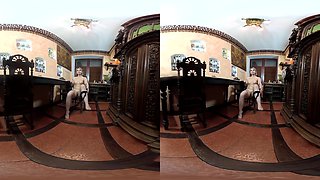 Jessica Masturbates Her Pussy On Big Table - Tattooed Amateur Solo Model Fingering