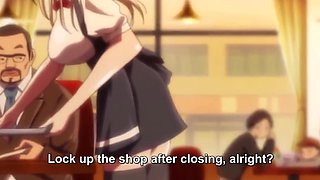Busty Anime schoolgirls take it deep in their pussies during FFM