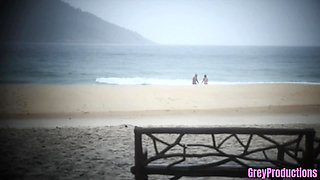 Public Beach Fuck -- Vow Renewals and Cum on My Face