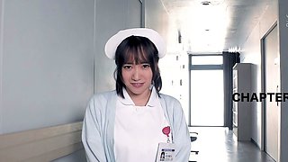 Asian japanese teen with outdoors