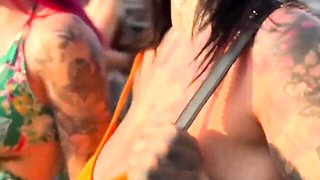 Blowjob sex with flirtatious Sabien DeMonia from Mr Lucky Life