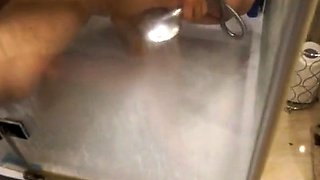 Steamy Solo Shower Massage Orgasm
