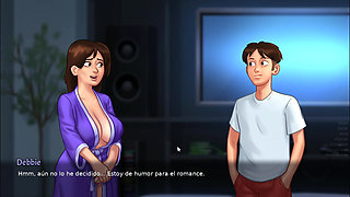 Movie night with my stepmom ends hot