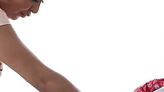 Bratty Ryder Rey Seduces Her Dad's Friend Ike by Flashing Him in the Kitchen