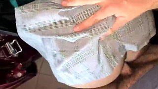 Stepdad bangs petite Latina stepdaughter in car after school - Anny Kitty & Antoine Stark