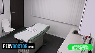 Busty Crystal Chase gets a naughty examination at doc's office