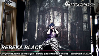386-Backstage photoshoot Rebeka Black - Adult