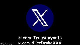 Alice Drake 4K After Party Steamy Balcony Sex in Paris Creampie