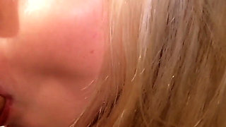 Fuck on Traveling - Blonde Lisa Fucked Doggy, Dildo & Fingering