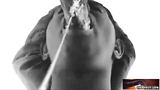 Lips-goes Black an White with a Ass Sloppy Mouth!!!