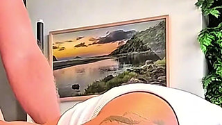 She Couldn’t Wait, We Fucked on the Table - Inked Brunette Latina Extreme Doggy Style Sex and Missionary in POV