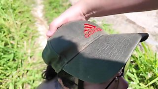 Sucking His Big Cock On A Hiking Trail We Almost Got Caught!