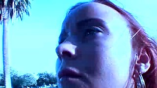 Beauty Amateur Redhead Teen make Perfect Blowjob