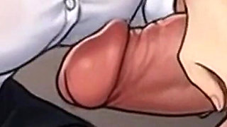 Waifu Secretary POV - Latina & Colored Hair Office Close-up Teasing