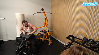 Thick Busty MILF Valentina Nappi Gets Her Big Ass Fucked and Ends with an Anal Creampie in a Public Gym