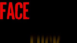 Ebony Teasing Before a HARD deep throatpie face fuck