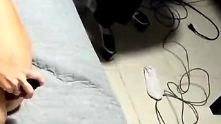Russian Solo Webcam Girl in BDSM Play with Sex Toy
