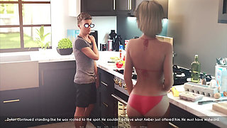 Awam MILF Cuckold Amber - Let Me Teach You How to Fuck - Amber Trains Dylan in the Kitchen (moaning Audio)