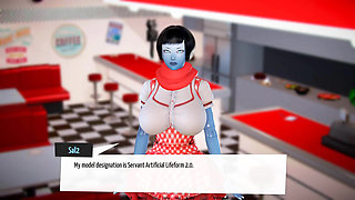 Sexus resort: robot girl with big boobs ep 3