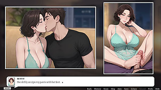 With Great Pleasure #12 - Animated Ai XXX Game - a Hot Foot Job with a MILF