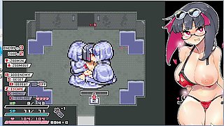 Rignetta's wild adventure with hairy mermaids in this hentai game